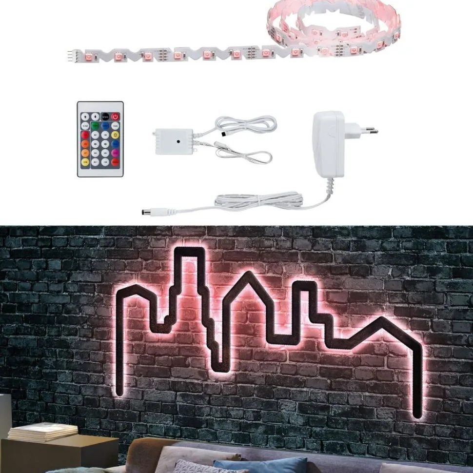 LED-valonauha Paulmann FlexLED 3D, 1.5m, 11W, RGB, 12VA