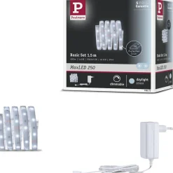 LED-valonauha Paulmann MaxLED 250, aloituspakkaus, 1.5m, IP44, 6W, 240lm/m, 6500K, 24VA