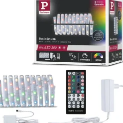LED-valonauha Paulmann MaxLED 250, aloituspakkaus, 1.5m, IP44, 10W, 230lm/m RGBW+, 24VA