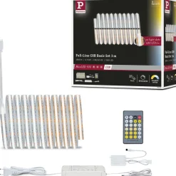 LED-valonauha Paulmann MaxLED 500 Full-Line COB, aloituspakkaus, 3m, 15W, 600lm/m, 640LEDs/m, 36VA, säädettävä värilämpötila
