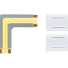 LED-valonauha Paulmann MaxLED 500 Full-Line COB, kulmaosa, 0.3W, 1000lm/m, 800LEDs/m, 6500K