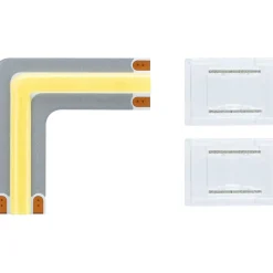 LED-valonauha Paulmann MaxLED 500 Full-Line COB, kulmaosa, 0.3W, 1000lm/m, 800LEDs/m, 6500K