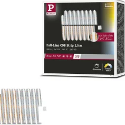 LED-valonauha Paulmann MaxLED 500 Full-Line COB, 2.5m, 13W, 600lm/m, 640LEDs/m, säädettävä värilämpötila