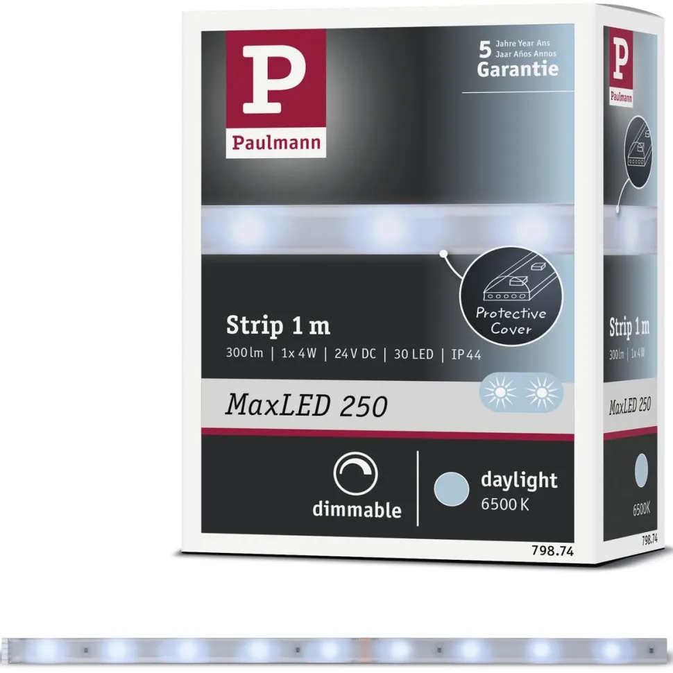 LED-valonauha Paulmann MaxLED 250, 1m, IP44, 4W, 240lm/m, 6500K