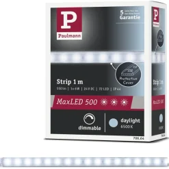 LED-valonauha Paulmann MaxLED 500, 1m, IP44, 6W, 440lm/m, 6500K