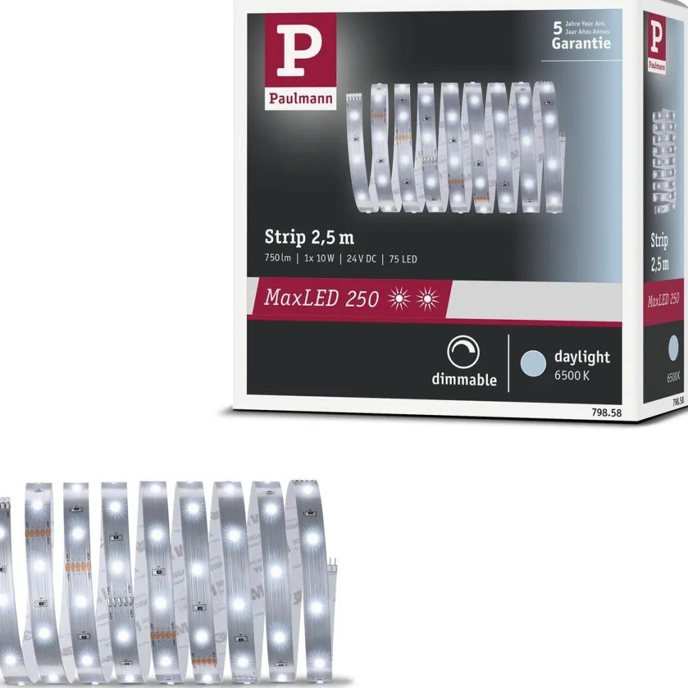 LED-valonauha Paulmann MaxLED 250, 1m, 4W, 300lm/m, 6500K