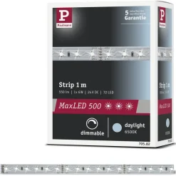 LED-valonauha Paulmann MaxLED 500, 1m, 6W, 550lm/m, 6500K