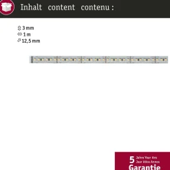 LED-valonauha Paulmann MaxLED 1000, 1m, 12W, 1100lm/m, 2700K