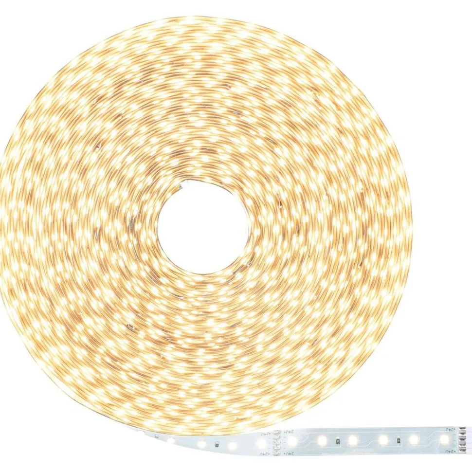 LED-valonauha Paulmann MaxLED 500, 20m, 72W, 550lm/m, 72LEDs/m, 3 sovitinkaapelia, 2700K