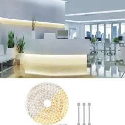 LED-valonauha Paulmann MaxLED 500, 20m, 72W, 550lm/m, 60LEDs/m, 3 sovitinkaapelia, säädettävä värilämpötila