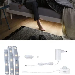 LED-valonauha Paulmann MaxLED 250 Night Comfort, 1m, IP44, 4W, 300lm/m, 30LEDs/m, 2700K, 12VA