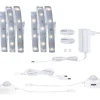 LED-valonauha Paulmann MaxLED 250 Night Comfort, 1m, IP44, 2x4W, 300lm/m, 60LEDs/m, 2700K, 24VA