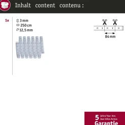 LED-valonauha Paulmann MaxLED 1000, RGBW, 2.5m, IP44, 28W, 1000lm/m, 72LED/m