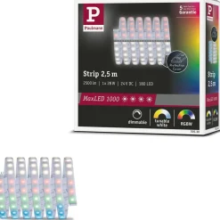 LED-valonauha Paulmann MaxLED 1000, RGBW, 2.5m, IP44, 28W, 1000lm/m, 72LED/m