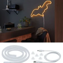 LED-valonauha Paulmann Neon Colorflex, 1m, 4,5W, 10lm/m, vihreä