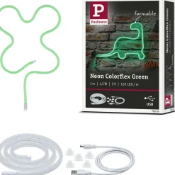 LED-valonauha Paulmann Neon Colorflex, 1m, 4,5W, 10lm/m, vihreä