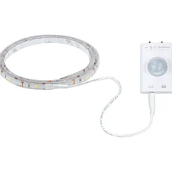 LED-valonauha Paulmann, paristokäyttöinen, 1m, 1.4W, 140lm/m, 3000K, liiketunnistin