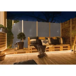 LED-valonauha Paulmann Plug & Shine Smooth, 5m, IP68, 3000K, 26W, valkoinen