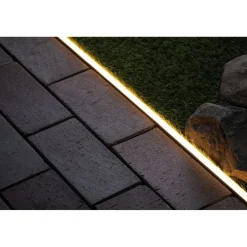 LED-valonauha Paulmann Plug & Shine Smooth, 2m, IP68, 3000K, 12W, valkoinen
