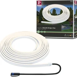 LED-valonauha Paulmann Plug & Shine Smooth, 10m, IP68, 3000K, 46W, valkoinen