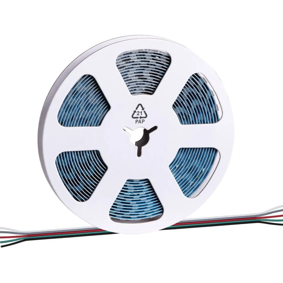 LED-valonauha Paulmann ProStrip Silver, P75, 830, 5m, 121W, 700lm/m, 84LEDs/m, RGBW