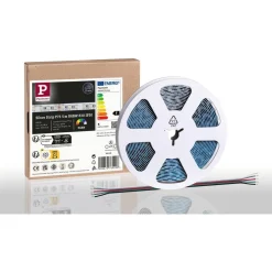 LED-valonauha Paulmann ProStrip Silver, P75, 830, 5m, 121W, 700lm/m, 84LEDs/m, RGBW