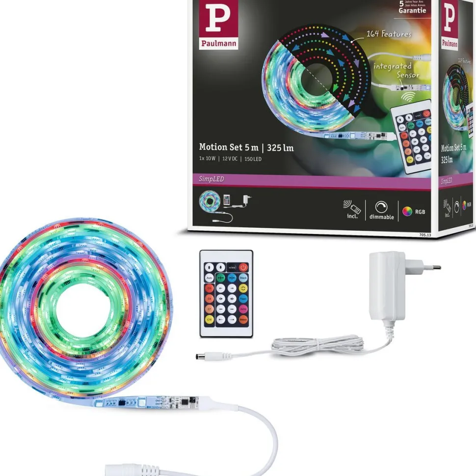 LED-valonauha Paulmann SimpLED, 5m, 10W, 64lm/m, RGB, 12VA