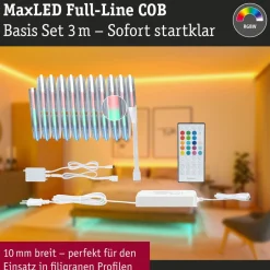 LED-valonauhasetti Paulmann MaxLED 1000, COB, 1.5m, 17W, 1038lm/m, RGBW+, 48VA