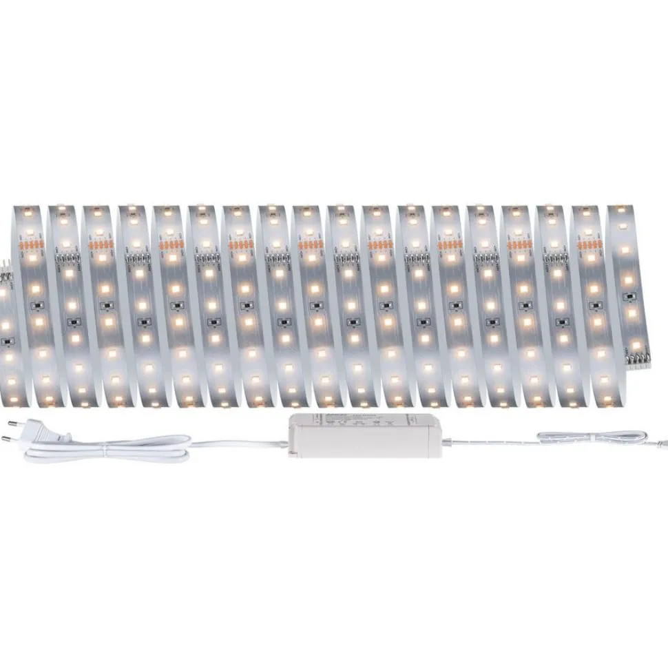 LED-valonauhasetti Paulmann MaxLED 500, 1.5m, 5.5W, 550lm/m, 4000K, 20VA, neutraali valkoinen