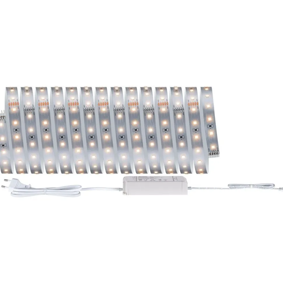 LED-valonauhasetti Paulmann MaxLED 500, 1.5m, 5.5W, 550lm/m, 4000K, 20VA, neutraali valkoinen