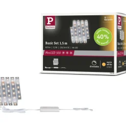 LED-valonauhasetti Paulmann MaxLED 500, 1.5m, 5.5W, 550lm/m, 4000K, 20VA, neutraali valkoinen