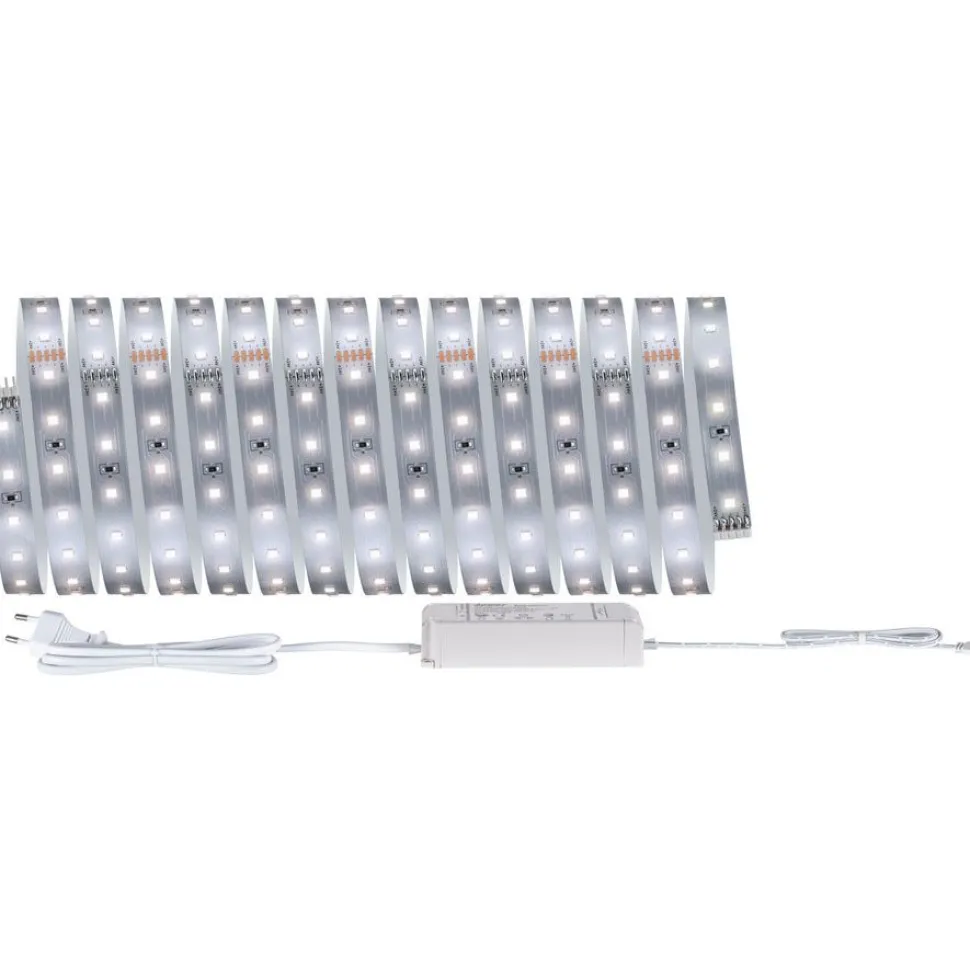 LED-valonauhasetti Paulmann MaxLED 500, 1.5m, 5.5W, 550lm/m, 4000K, 20VA, neutraali valkoinen