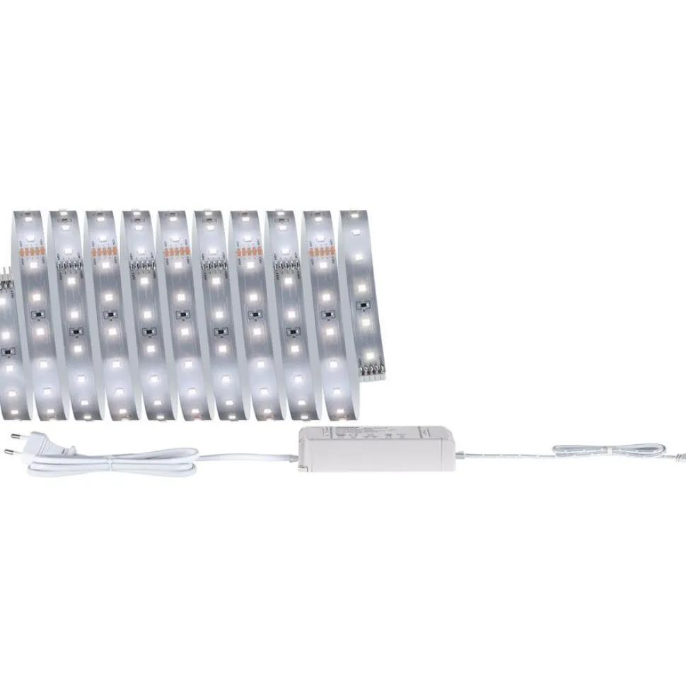 LED-valonauhasetti Paulmann MaxLED 500, 1.5m, 5.5W, 550lm/m, 4000K, 20VA, neutraali valkoinen