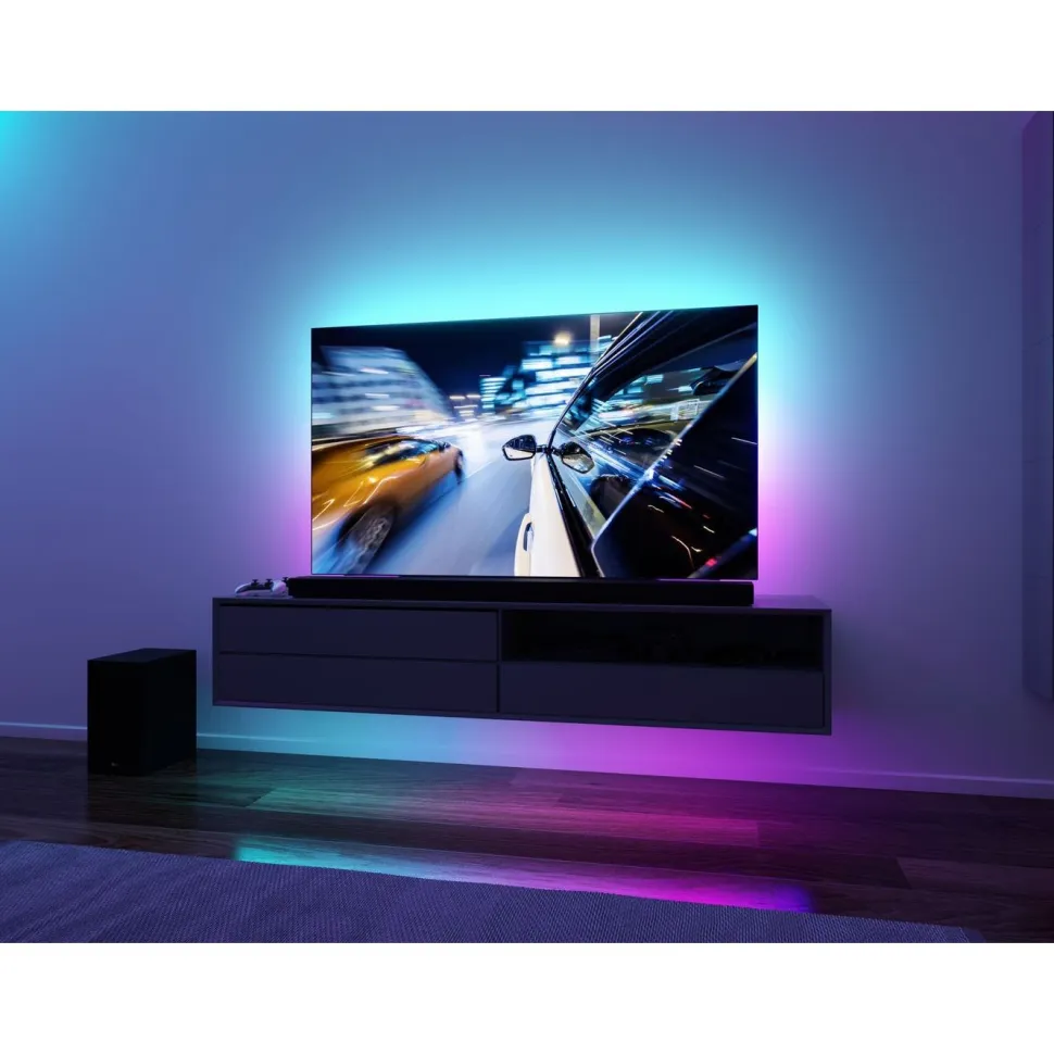 LED-valonauha televisioon Paulmann EntertainLED, USB, 55'', 2m, 3,5W, 60LEDs/m, RGB+