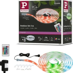 LED-valonauha ulkokäyttöön Paulmann SimpLED, 3m, IP65, 8,5W, 52lm/m, 24LEDs/m, RGB