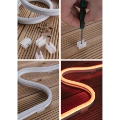LED-valonauha ulkokäyttöön Paulmann SimpLED, 5m, IP65, 30W, 36lm/m, 72LEDs/m, RGB