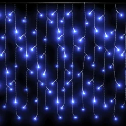 LED-valonauhaverho jääpuikot 10 m 400 LEDiä värikäs 8 toimintoa