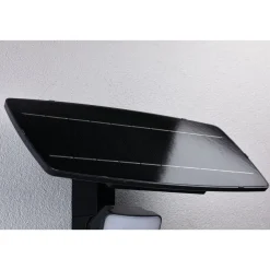 LED-valonheitin aurinkokennolla Paulmann Solar Flotas, hämäräohjattu liiketunnistin (HF), IP65, 3000K, 700lm, antrasiitti