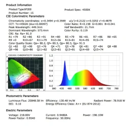 LED-valonheitin FTLIGHT Work Platinum 200 W 4500 K 409x372x104 mm musta