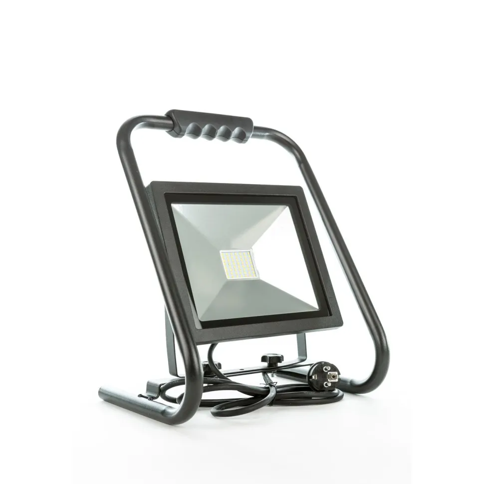LED-valonheitin Led Energie Slim, 50W, H-jalustalla, 4000lm, 4500K, IP44