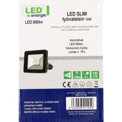 LED-valonheitin Led Energie Slim, 10W, 1000lm, 4500K, IP44
