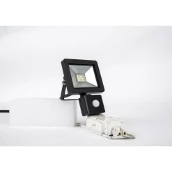 LED-valonheitin LED Energie Slim PIR-liiketunnistin 10W 800 lm IP43 4500 K