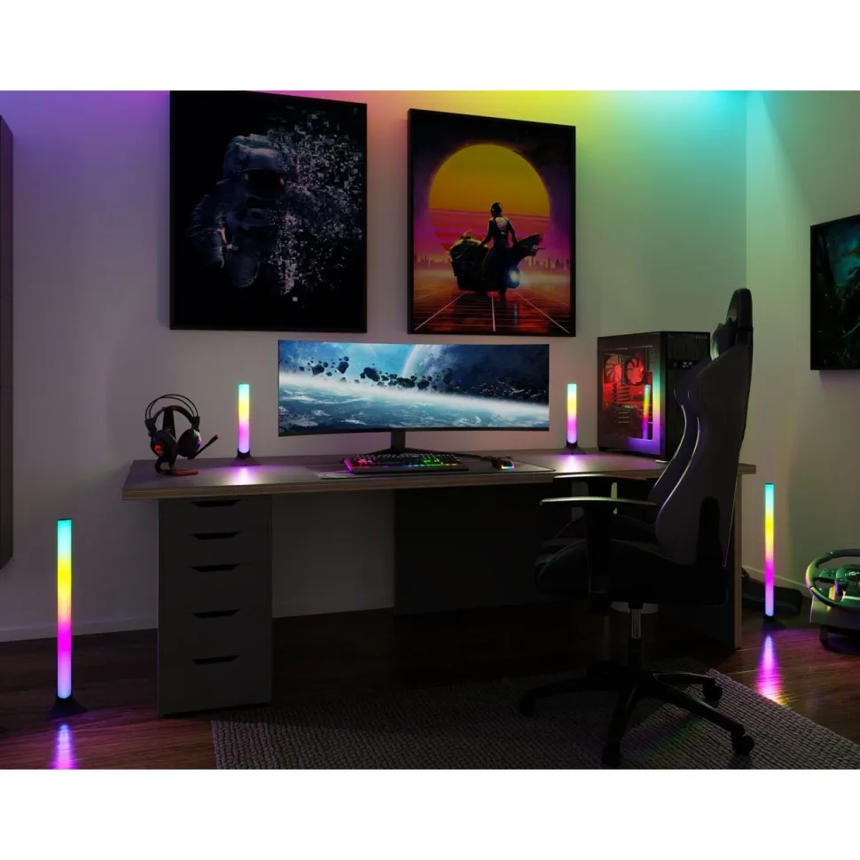 LED-valopalkki Paulmann EntertainLED, 2 kpl, 30.5cm, 2x0,6W, 2x24lm, RGB