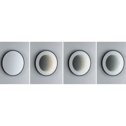 LED-valopeili Paulmann Miro Ø50cm IP44 70lm 11.5W mattamusta