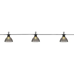 LED-valosarja Star Trading Circus Shade 12-osainen 495cm harmaa