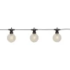 LED-valosarja Star Trading Circus Comb, 10-osainen, 4.5m, musta/kirkas