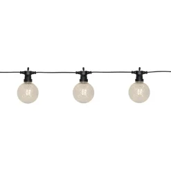 LED-valosarja Star Trading Circus Comb, 10-osainen, 4.5m, musta/kirkas