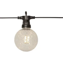 LED-valosarja Star Trading Circus Comb, 10-osainen, 4.5m, musta/kirkas