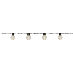 LED-valosarja Star Trading Partaj, 10-osainen, 4.5m, musta/kirkas