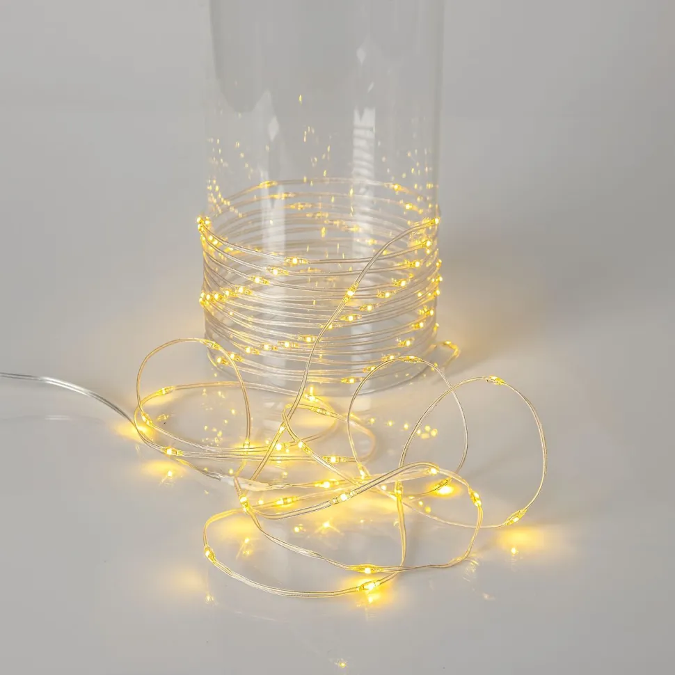 LED-valosarja Star Trading Dew Drop Micro, efektit, 7.2m, kirkas